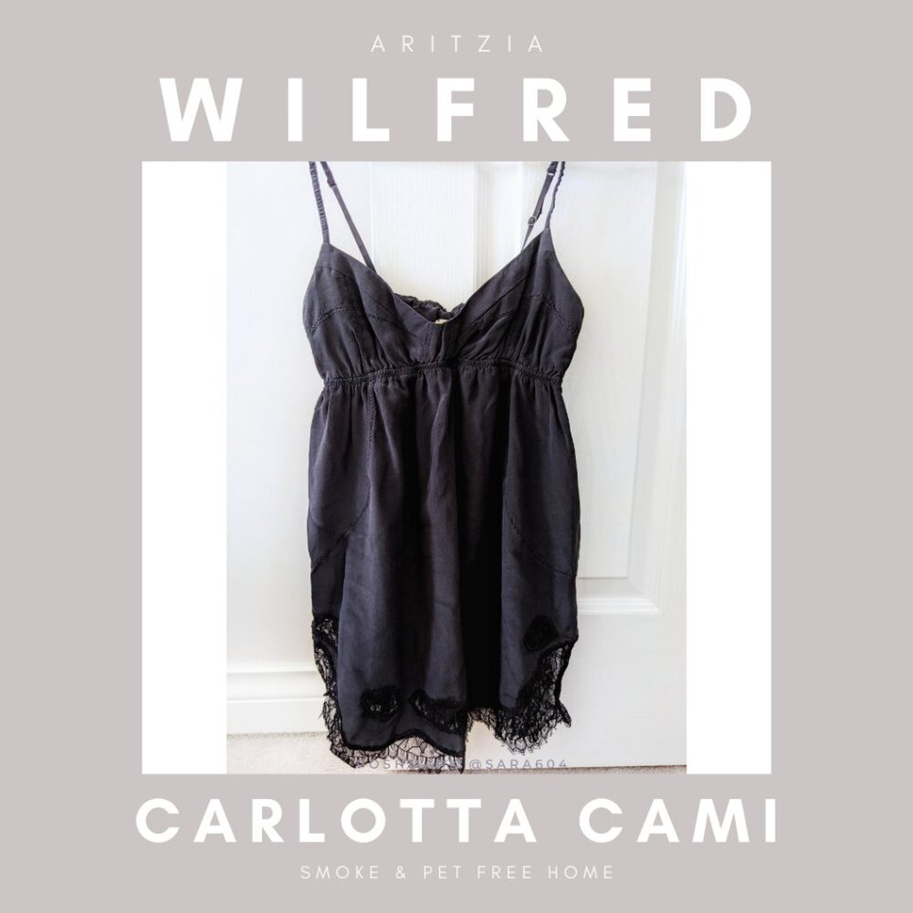 5 tops for $40!!! Aritzia Wilfred Carlotta Silk Camisole